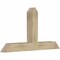 Ekena Millwork Portland Rough Sawn Timber Gable Bracket, Douglas Fir, 60"W x 32"H x 6"D x 6"F, 13/12 Pitch GBW060X32X0606POR00RDF - alternate 2